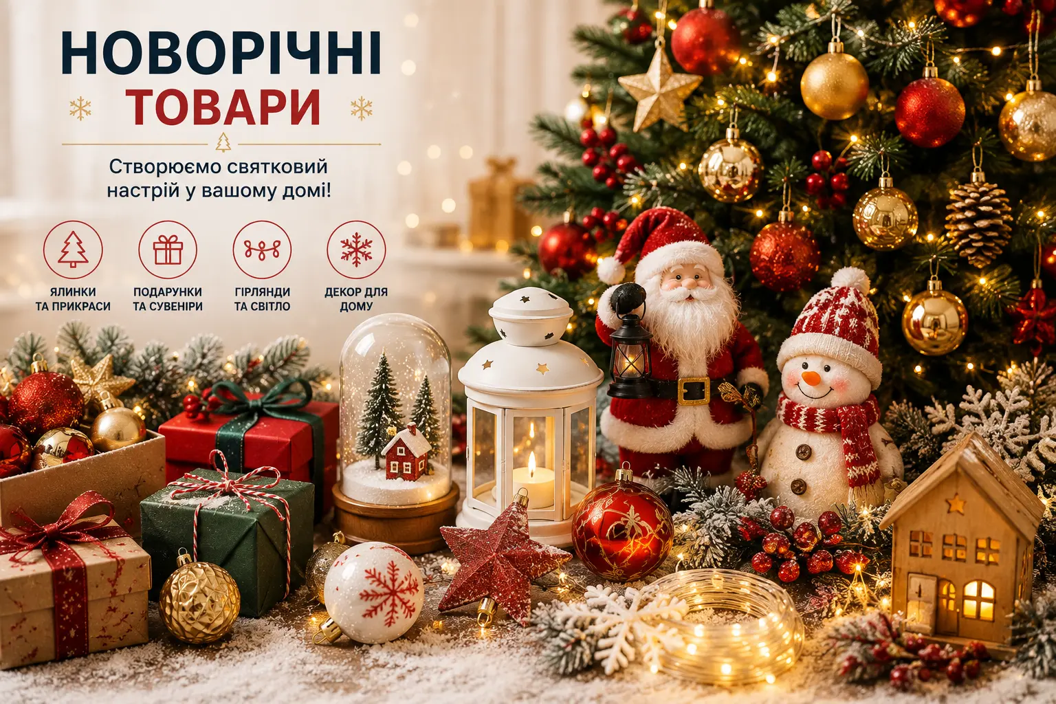 Новорічні товари