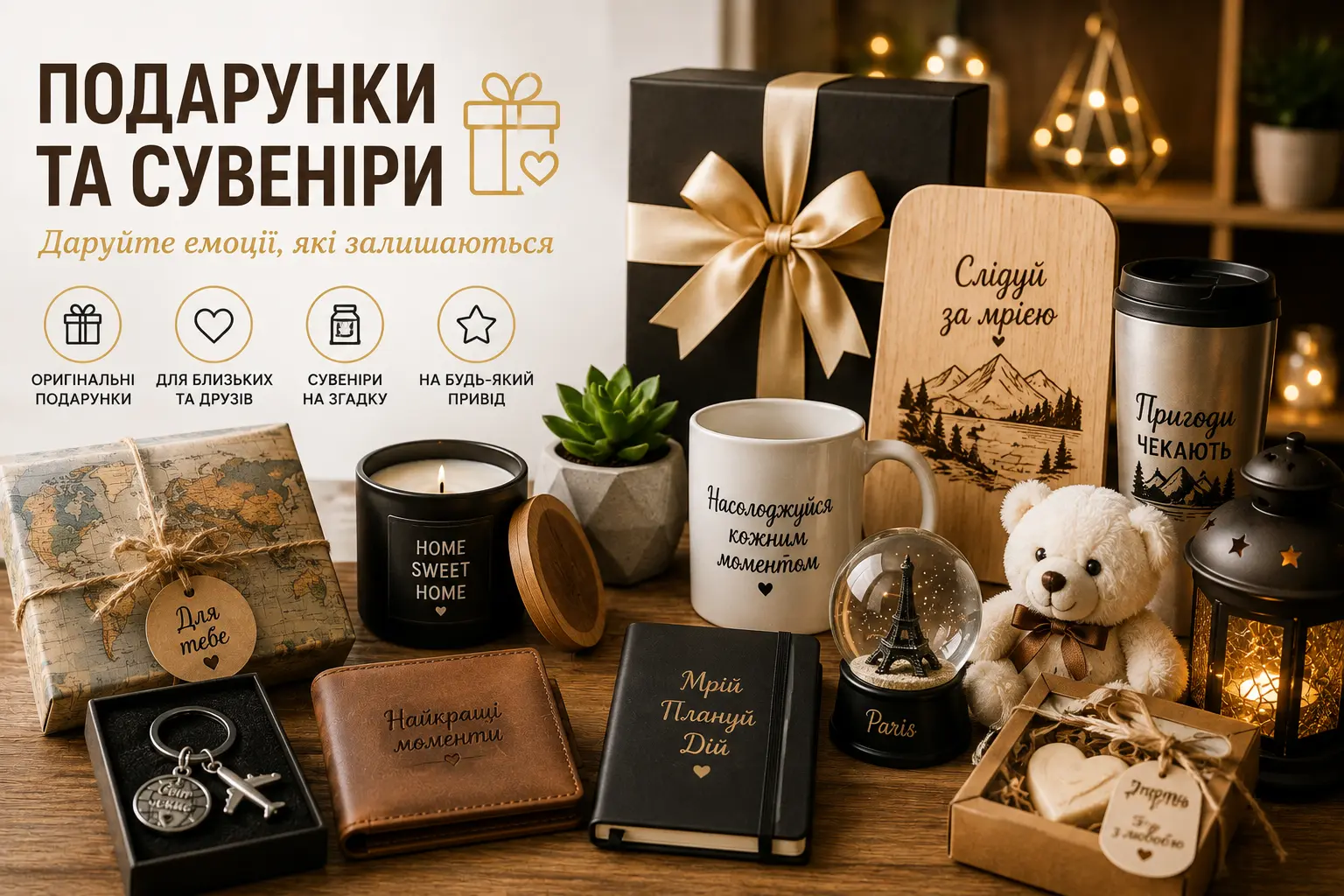 Подарунки та сувеніри