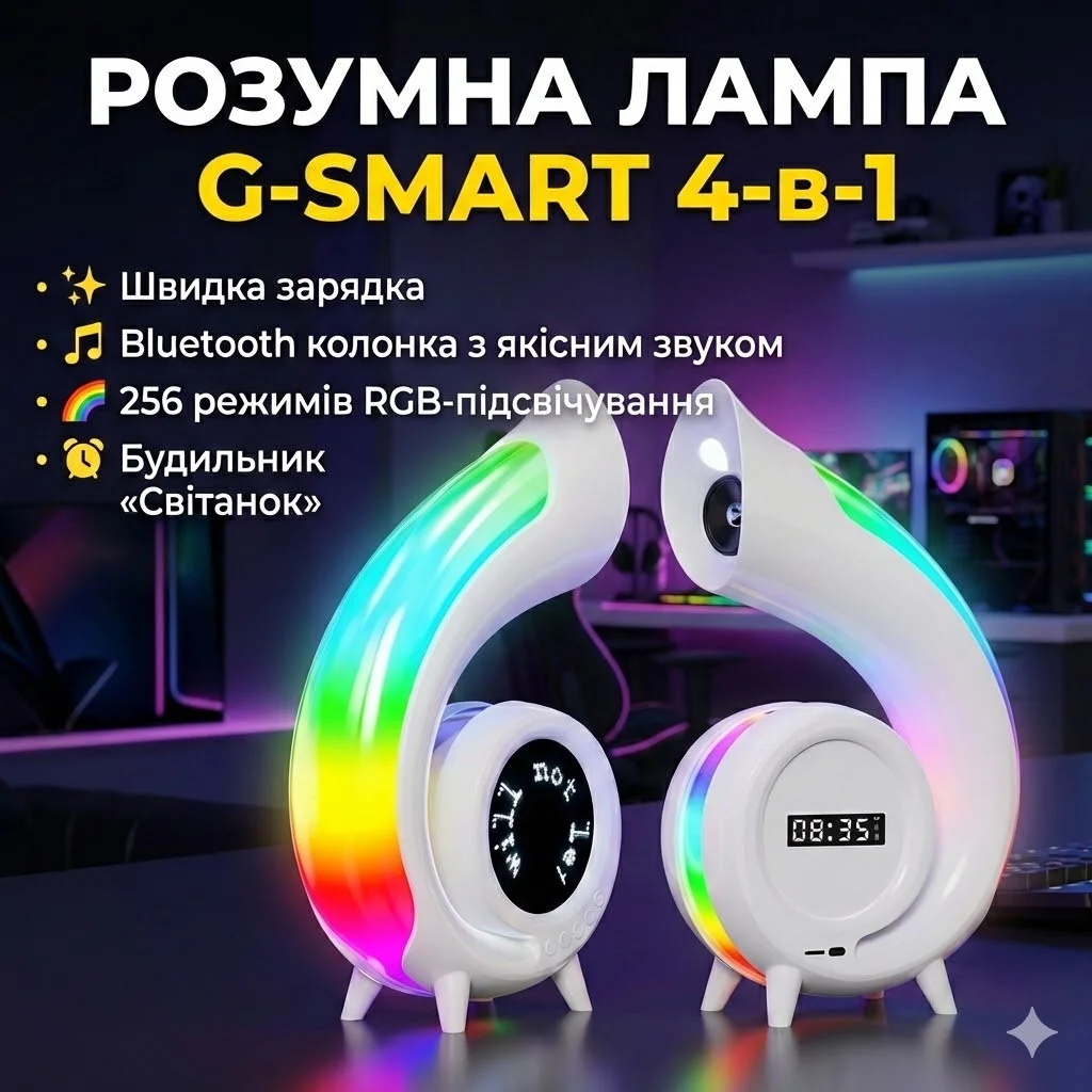 Abyss G69 Pro Lyrics — багатофункціональна Bluetooth-колонка з LED-дисплеєм та RGB-підсвіткою