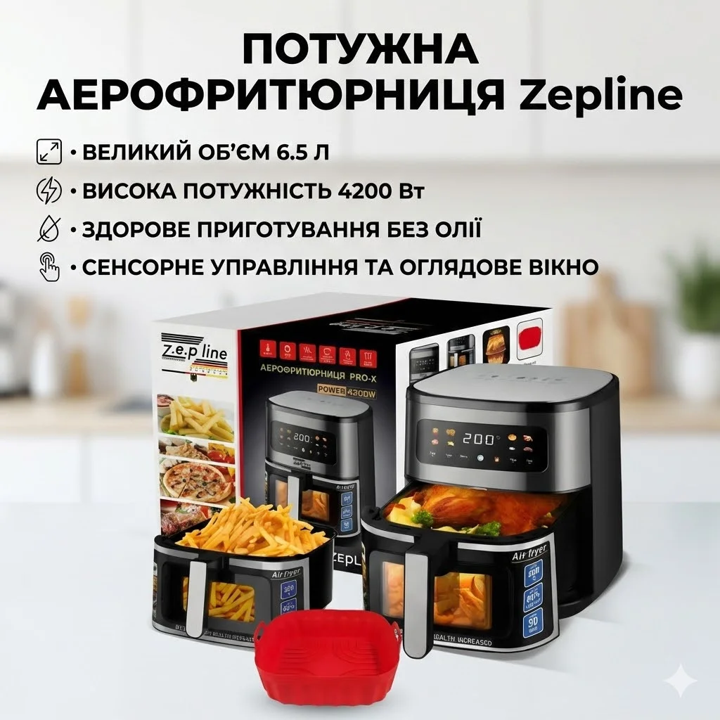 Аерофритюрниця Zepline ZP-00234