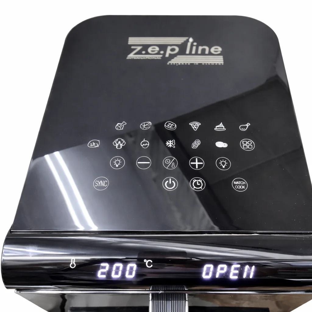 Аерофритюрниця Zepline ZP-212 двокамерна, 8 л + 8 л, 4200 Вт