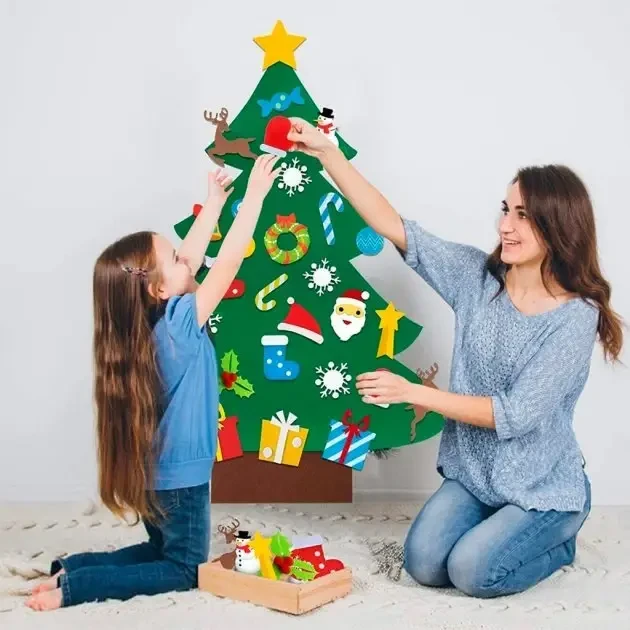 Дитяча різдвяна ялинка з фетру Chrismas Free