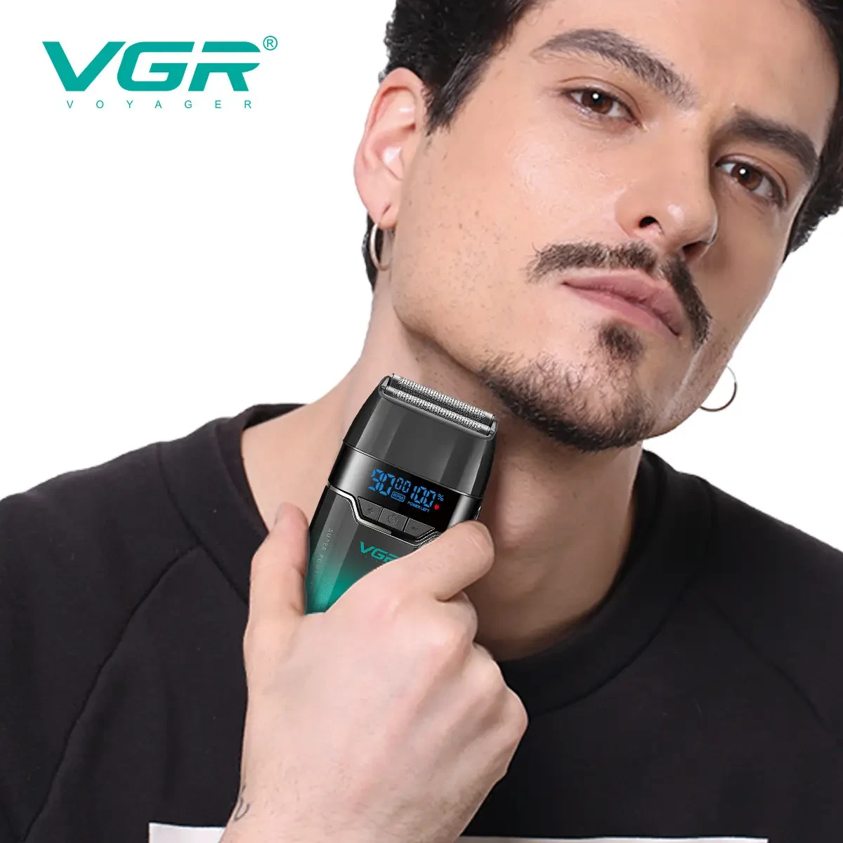 Електробритва VGR V-308 — зелений шейвер
