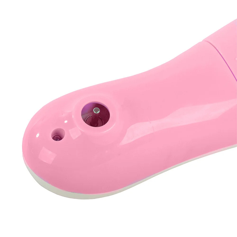 Електрична пилка для нігтів NAIL TRIMMER XL-667, рожевий, із 6 насадками та кейсом
