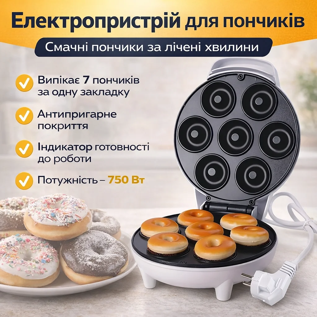 Електричний апарат для пончиків AND XL-1573