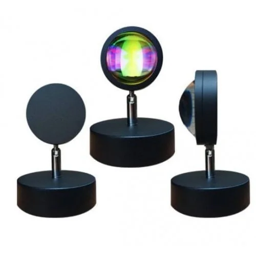 LED-лампа для селфі з ефектом заходу сонця (16 см)