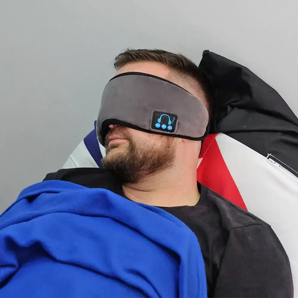 Маска для сну MUSIC GOGGLES A183 з Bluetooth-гарнітурою, сірий