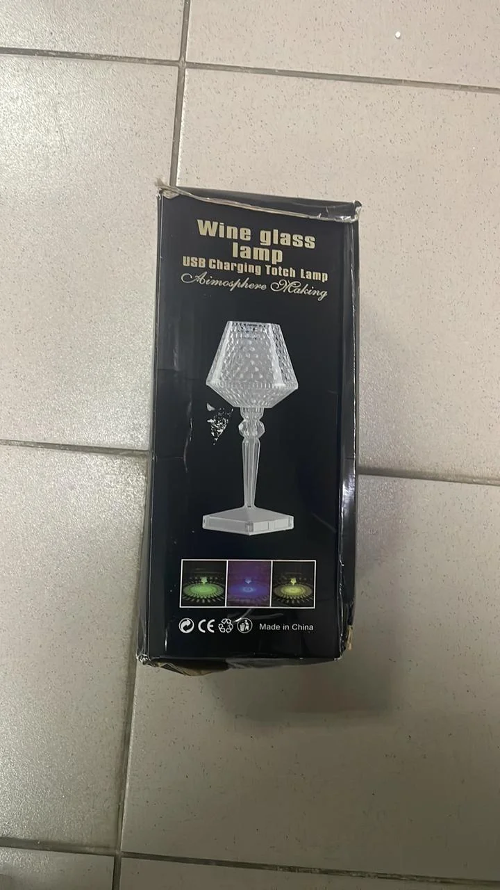 Настільна лампа Crystal Table Lamp RGB з сенсорним керуванням та пультом