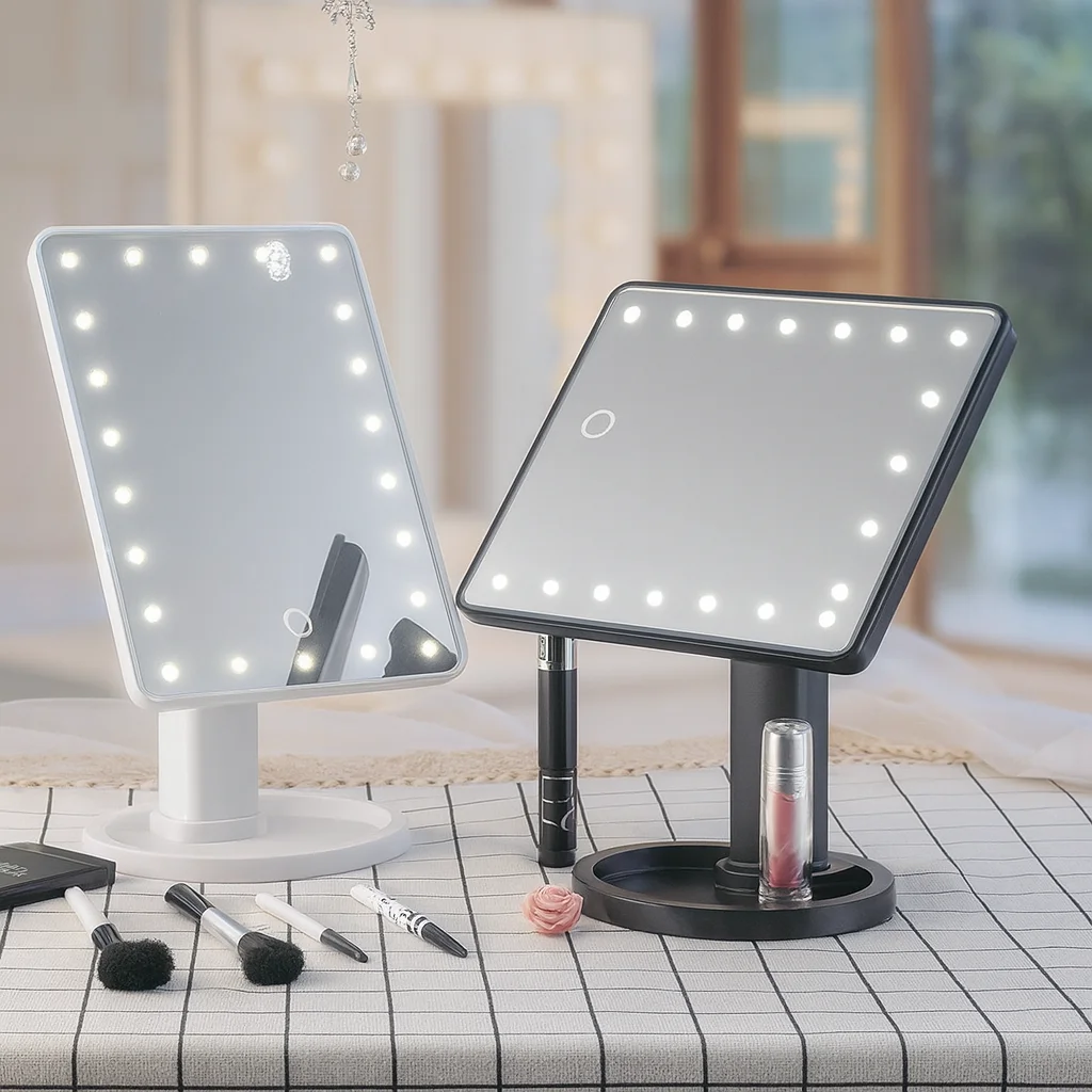 Настільне дзеркало з LED-підсвіткою Large Led Mirror