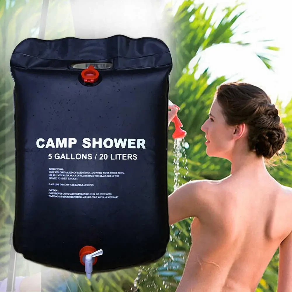 Похідний душ Easy Camp Solar Shower, 20 л, чорний
