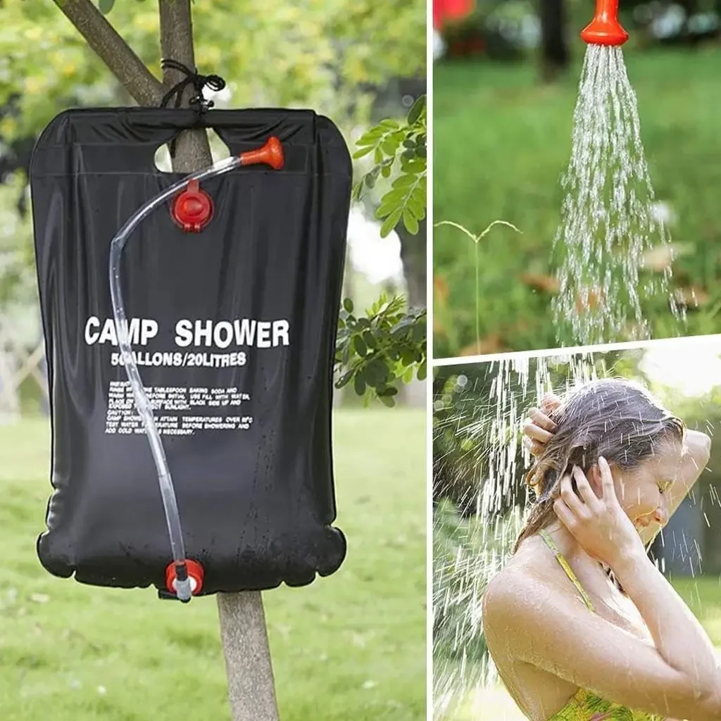 Похідний душ Easy Camp Solar Shower, 20 л, чорний