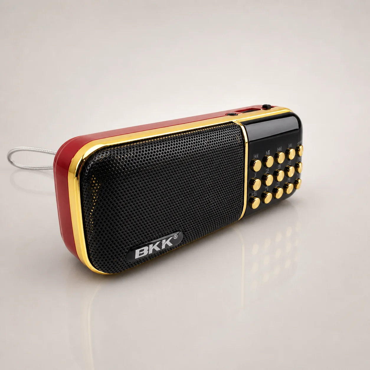 Портативний радіоприймач B851SS із FM‑тюнером, LED‑дисплеєм, microSD, USB та роз’ємом для навушників