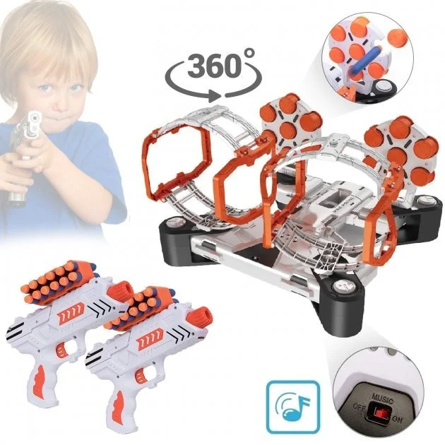 Тир набір ігровий Space Wars BLD Toys «Стрільба з бластера по гравіну з мішенями» B3229