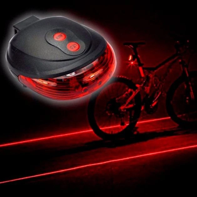 Велосипедний ліхтарик із кріпленням BL-118 BIKE LIGHT+LASER