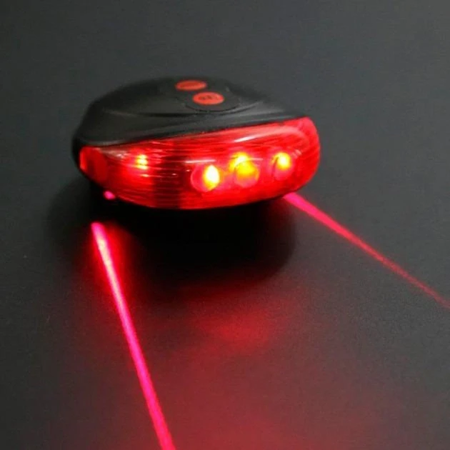Велосипедний ліхтарик із кріпленням BL-118 BIKE LIGHT+LASER