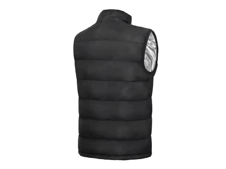 Жилетка з підігрівом від павербанка, 9 зон, 2XL, чорна