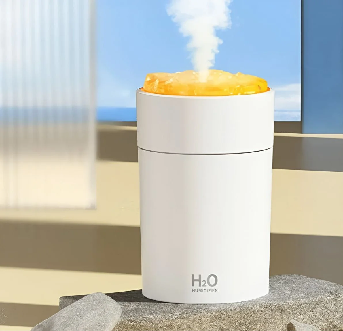 Зволожувач повітря з підсвіткою H2O Colorful USB білий